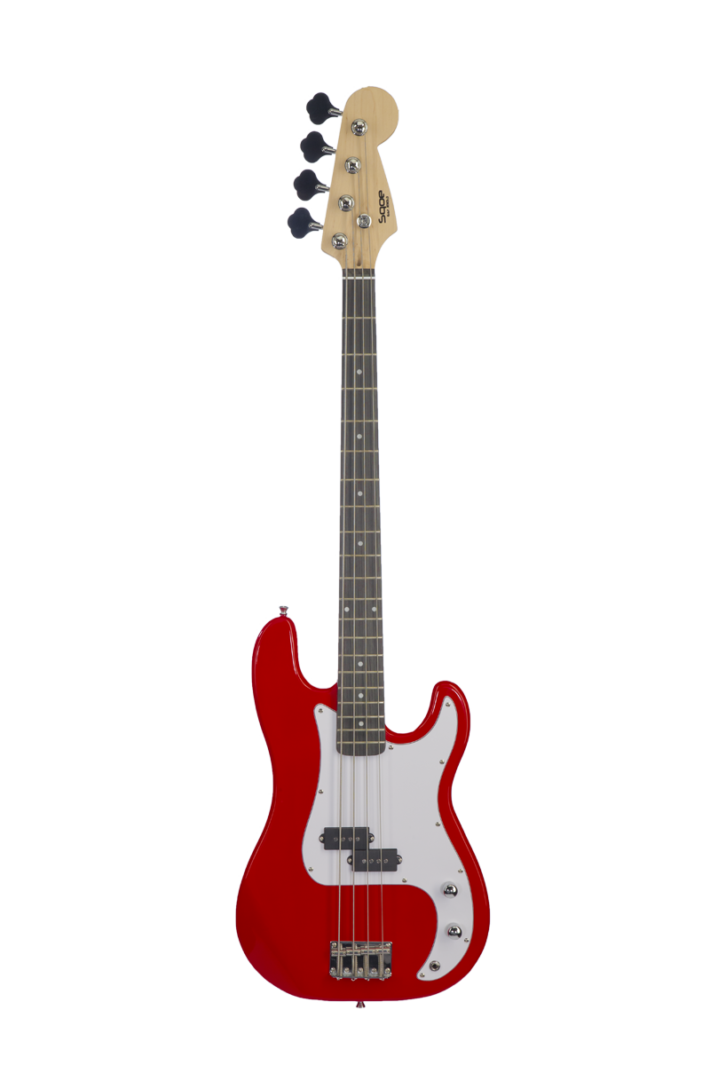 SQOE Sq-pb-4 red бас гитара